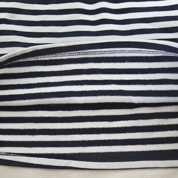 Tommy Hilfiger Navy Blue and White Mini Swim Cover Up Skirt - Picture 7 of 16
